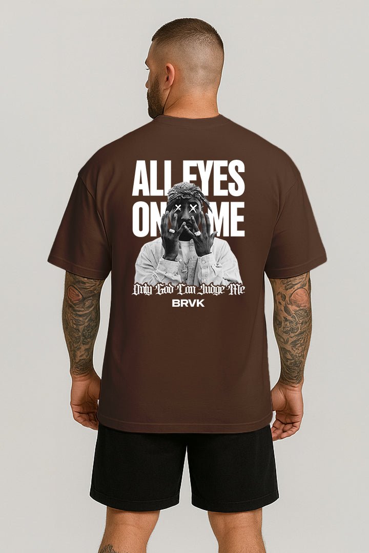 Oversized Marrom Tupac - BRVK - Street Wear