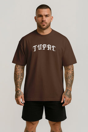Oversized Marrom Tupac - BRVK - Street Wear