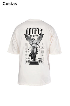 Oversized Off White Angels - BRVK - Street Wear