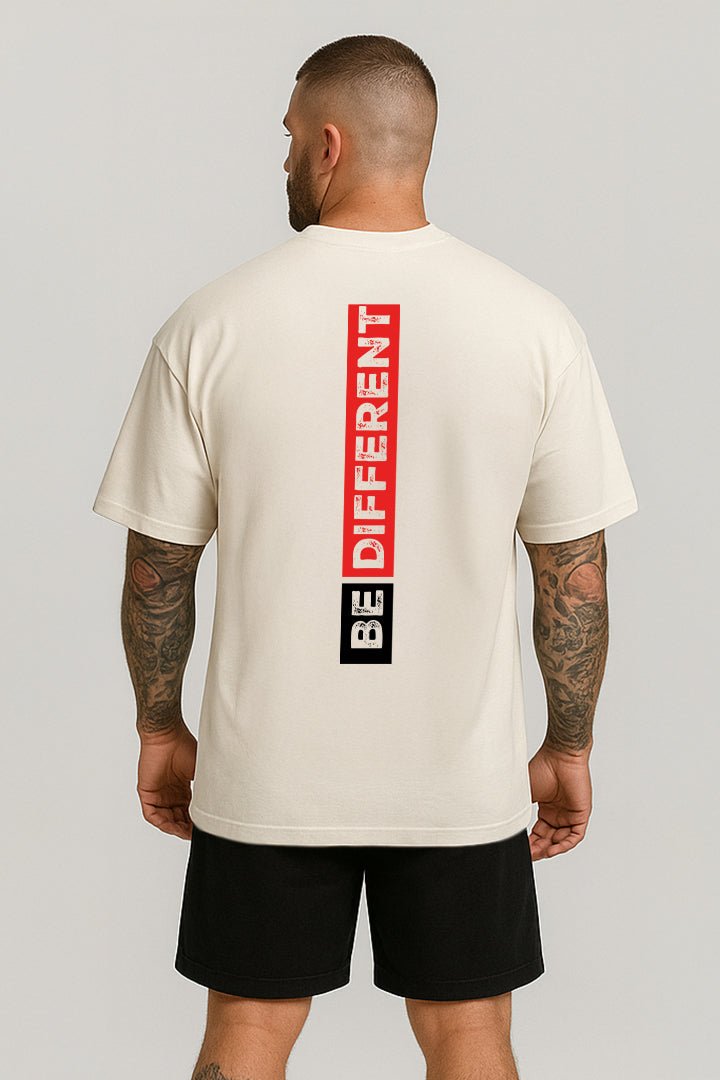 Oversized Off White Be Different - BRVK - Street Wear
