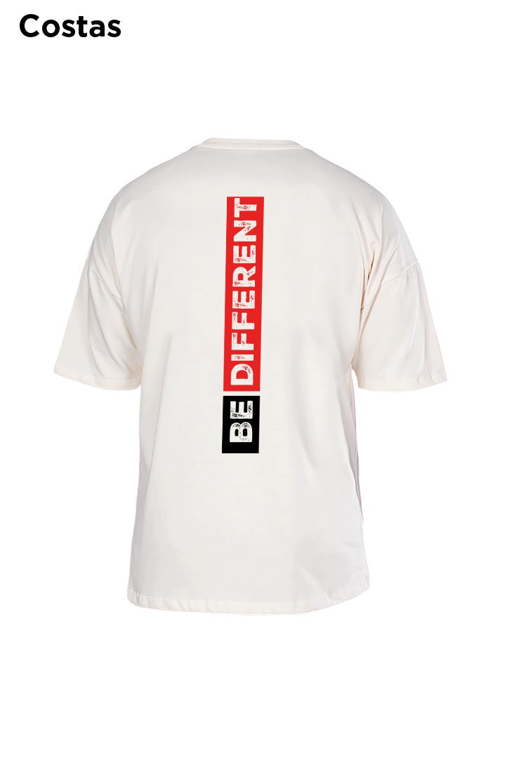 Oversized Off White Be Different - BRVK - Street Wear