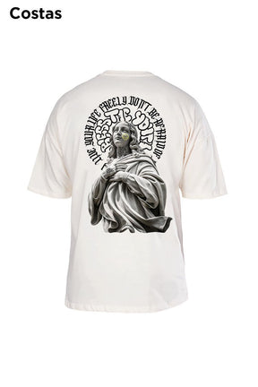 Oversized Off White Bless The Youth - BRVK - Street Wear