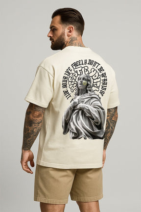 Oversized Off White Bless The Youth - BRVK - Street Wear