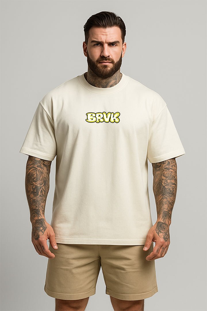 Oversized Off White Bless The Youth - BRVK - Street Wear