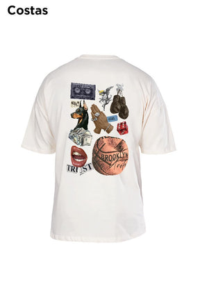 Oversized Off White Brooklyn - BRVK - Street Wear