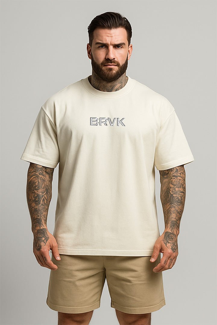 Oversized Off White Chrome - BRVK - Street Wear