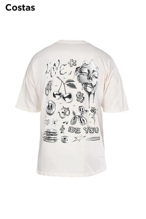 Oversized Off White Chrome - BRVK - Street Wear