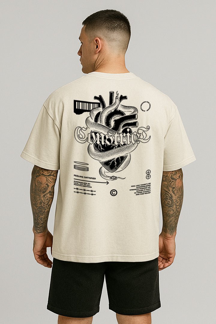 Oversized Off White Constrict - BRVK - Street Wear