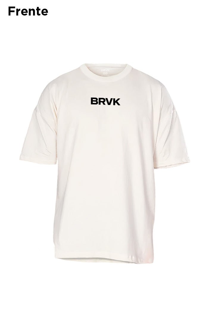 Oversized Off White Cross - BRVK - Street Wear