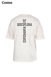 Oversized Off White Disciplina - BRVK - Street Wear