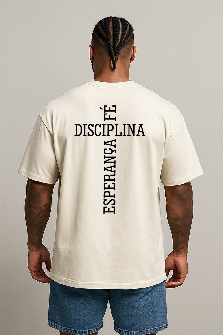 Oversized Off White Disciplina - BRVK - Street Wear