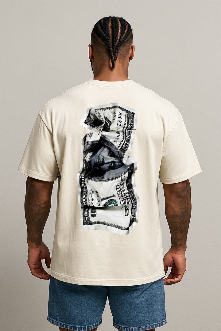 Oversized Off White Dollar Bill - BRVK - Street Wear