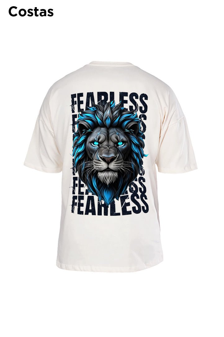 Oversized Off White Fearless - BRVK - Street Wear