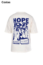 Oversized Off White Hope - BRVK - Street Wear