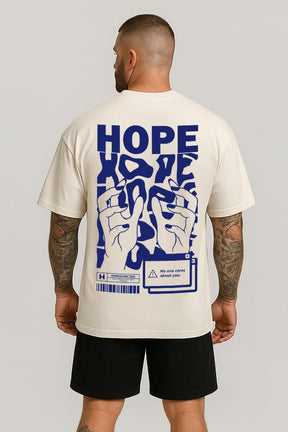 Oversized Off White Hope - BRVK - Street Wear