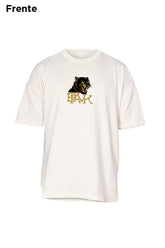 Oversized Off White Leopard - BRVK - Street Wear