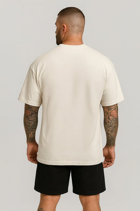 Oversized Off White Leopard - BRVK - Street Wear