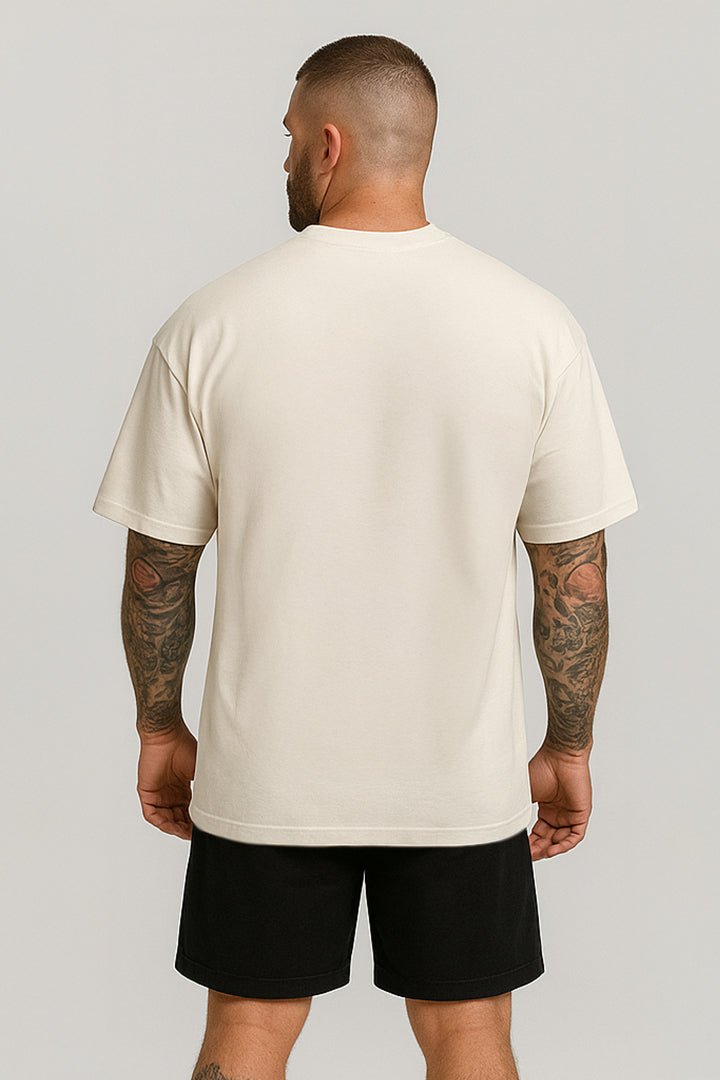 Oversized Off White Leopard - BRVK - Street Wear