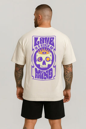 Oversized Off White Love - BRVK - Street Wear