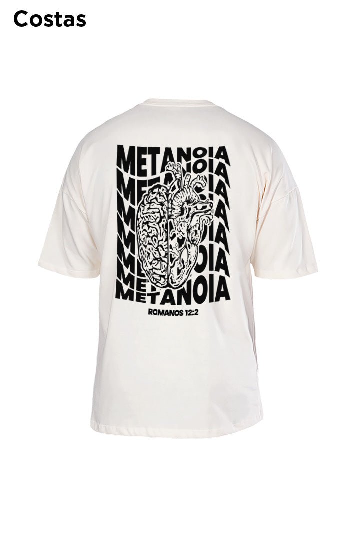 Oversized Off White Metanoia - BRVK - Street Wear