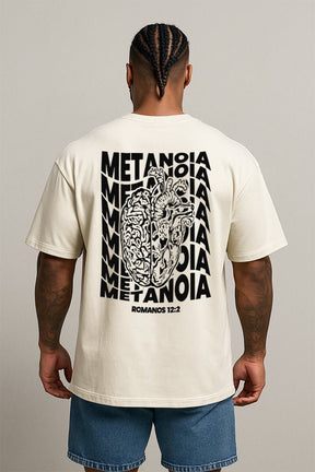 Oversized Off White Metanoia - BRVK - Street Wear