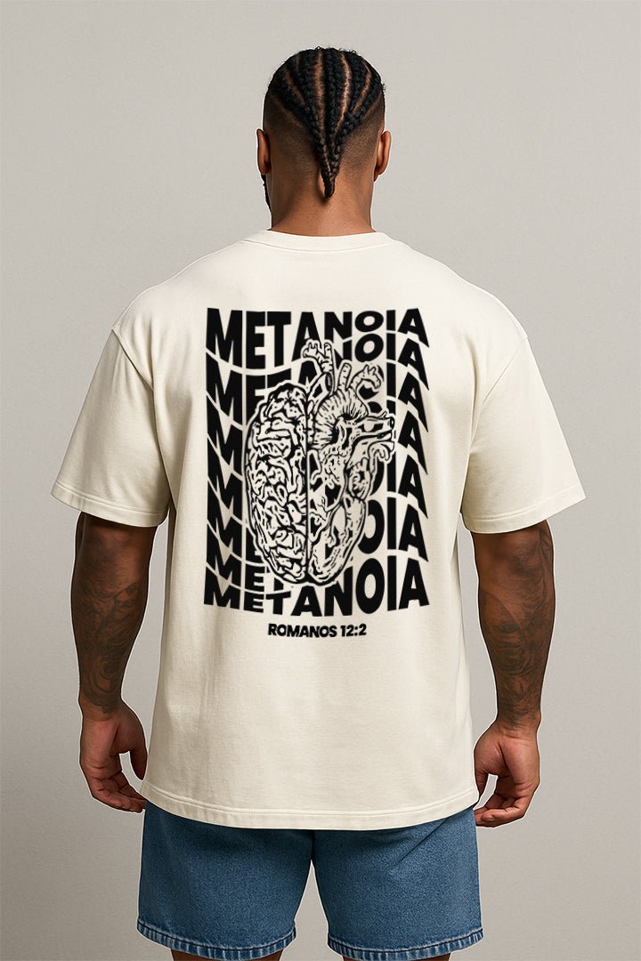 Oversized Off White Metanoia - BRVK - Street Wear