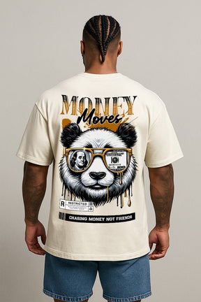 Oversized Off White Money Moves - BRVK - Street Wear