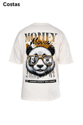 Oversized Off White Money Moves - BRVK - Street Wear