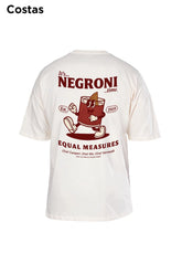 Oversized Off White Negroni - BRVK - Street Wear