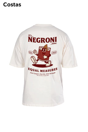 Oversized Off White Negroni - BRVK - Street Wear