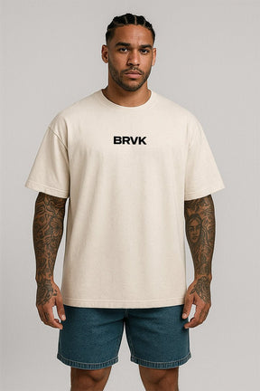 Oversized Off White No One Cares - BRVK - Street Wear