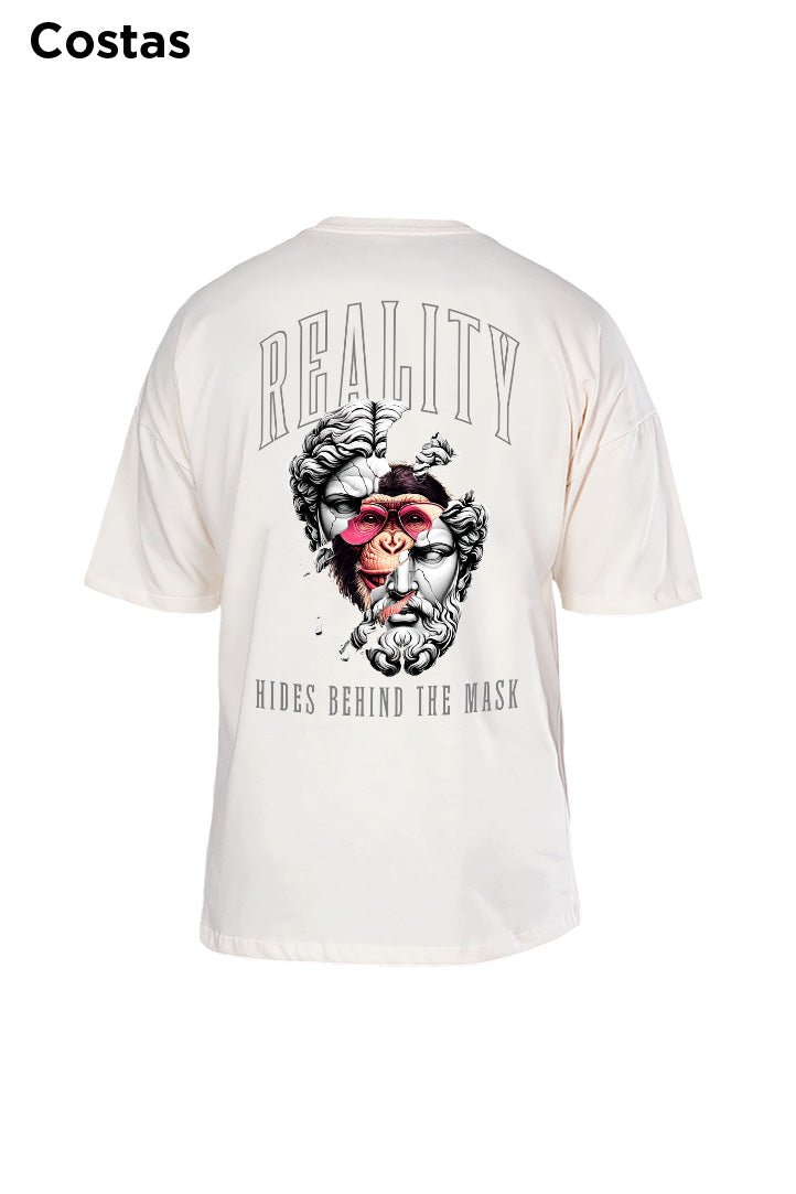 Oversized Off White Reality - BRVK - Street Wear