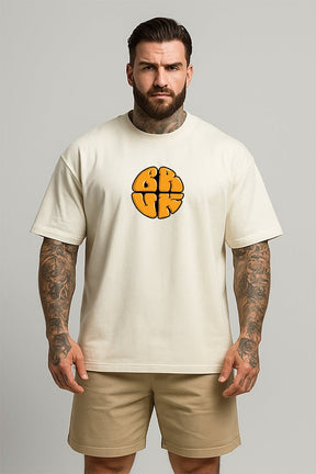 Oversized Off White Round - BRVK - Street Wear