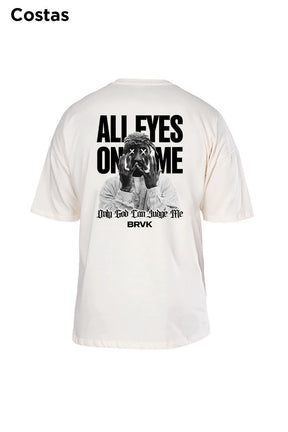 Oversized Off White Tupac - BRVK - Street Wear