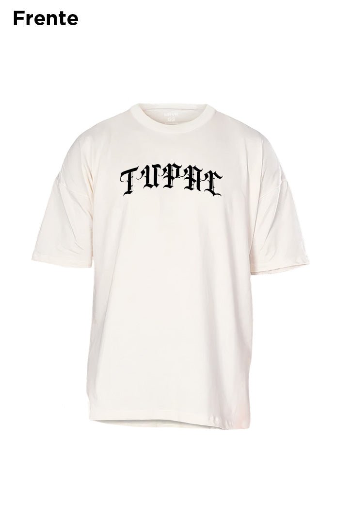 Oversized Off White Tupac - BRVK - Street Wear
