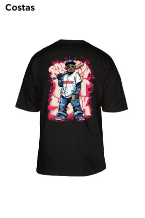 Oversized Preta Baseball - BRVK - Street Wear