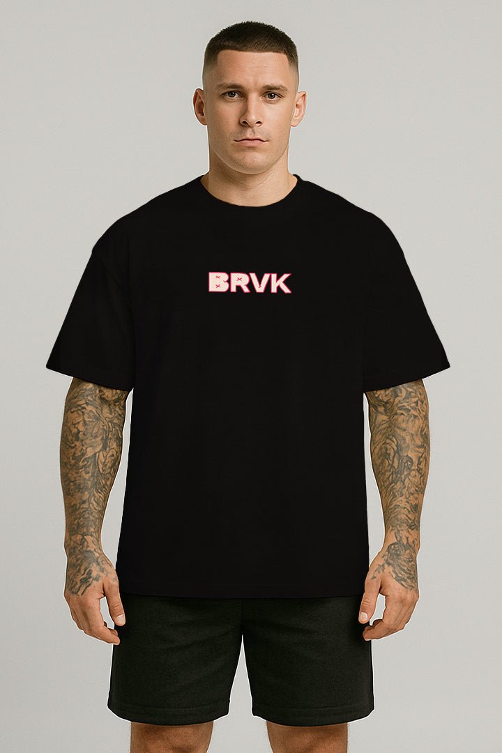 Oversized Preta Baseball - BRVK - Street Wear