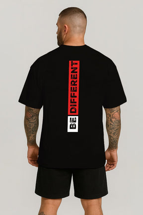 Oversized Preta Be Different - BRVK - Street Wear