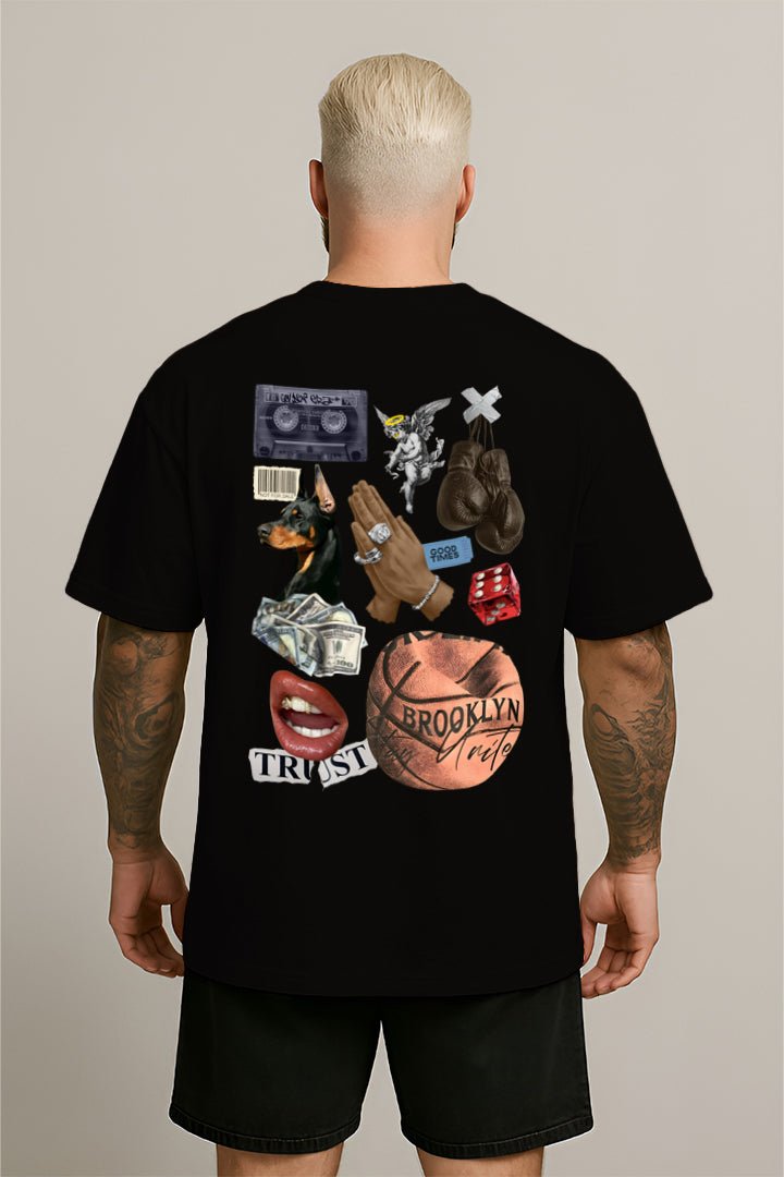 Oversized Preta Brooklyn - BRVK - Street Wear