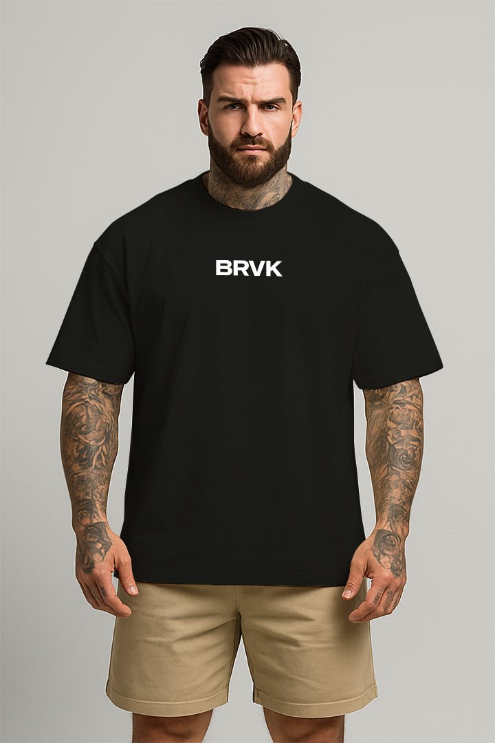 Oversized Preta Cross - BRVK - Street Wear