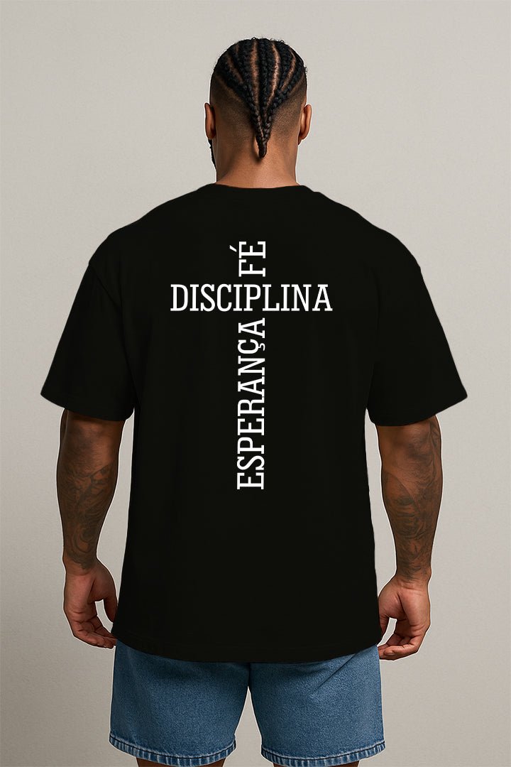 Oversized Preta Disciplina - BRVK - Street Wear