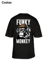 Oversized Preta Funky Monkey - BRVK - Street Wear