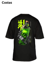 Oversized Preta Green Bottle - BRVK - Street Wear