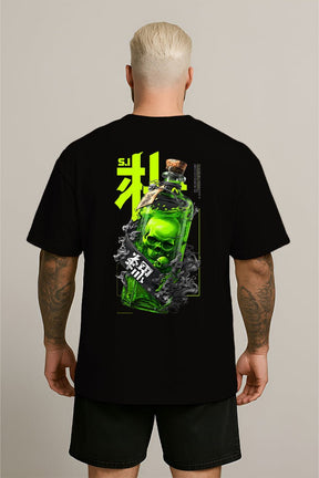 Oversized Preta Green Bottle - BRVK - Street Wear