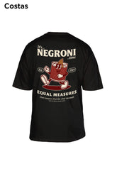 Oversized Preta Negroni - BRVK - Street Wear