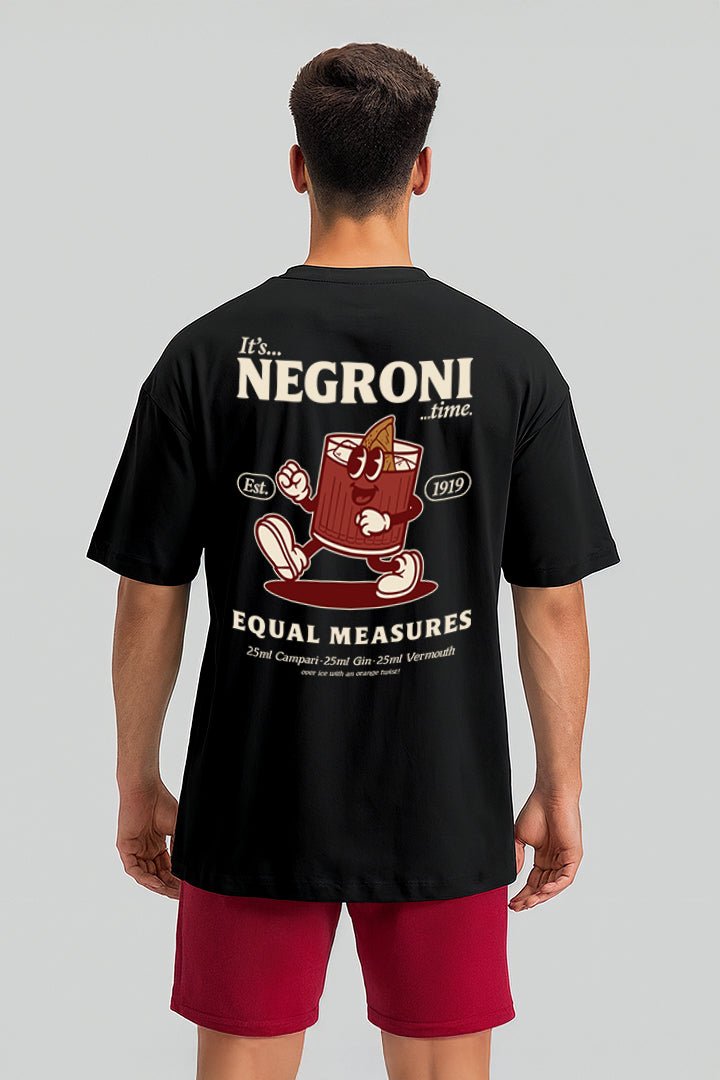 Oversized Preta Negroni - BRVK - Street Wear