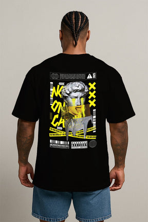 Oversized Preta No One Cares - BRVK - Street Wear