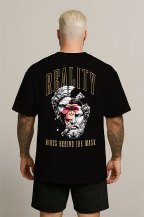 Oversized Preta Reality - BRVK - Street Wear