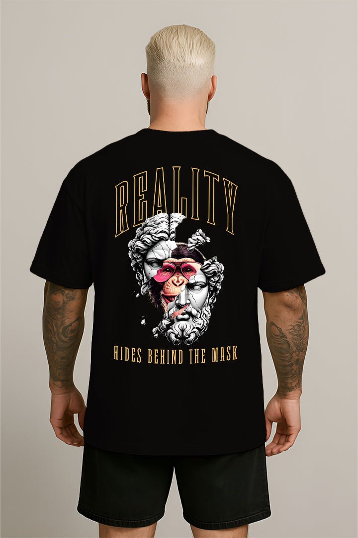 Oversized Preta Reality - BRVK - Street Wear