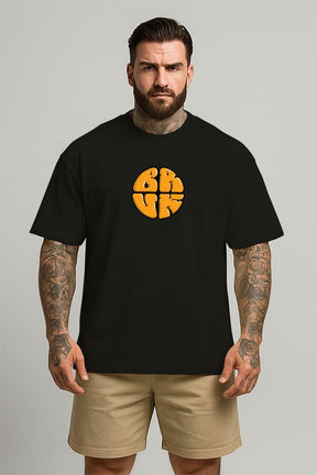 Oversized Preta Round - BRVK - Street Wear